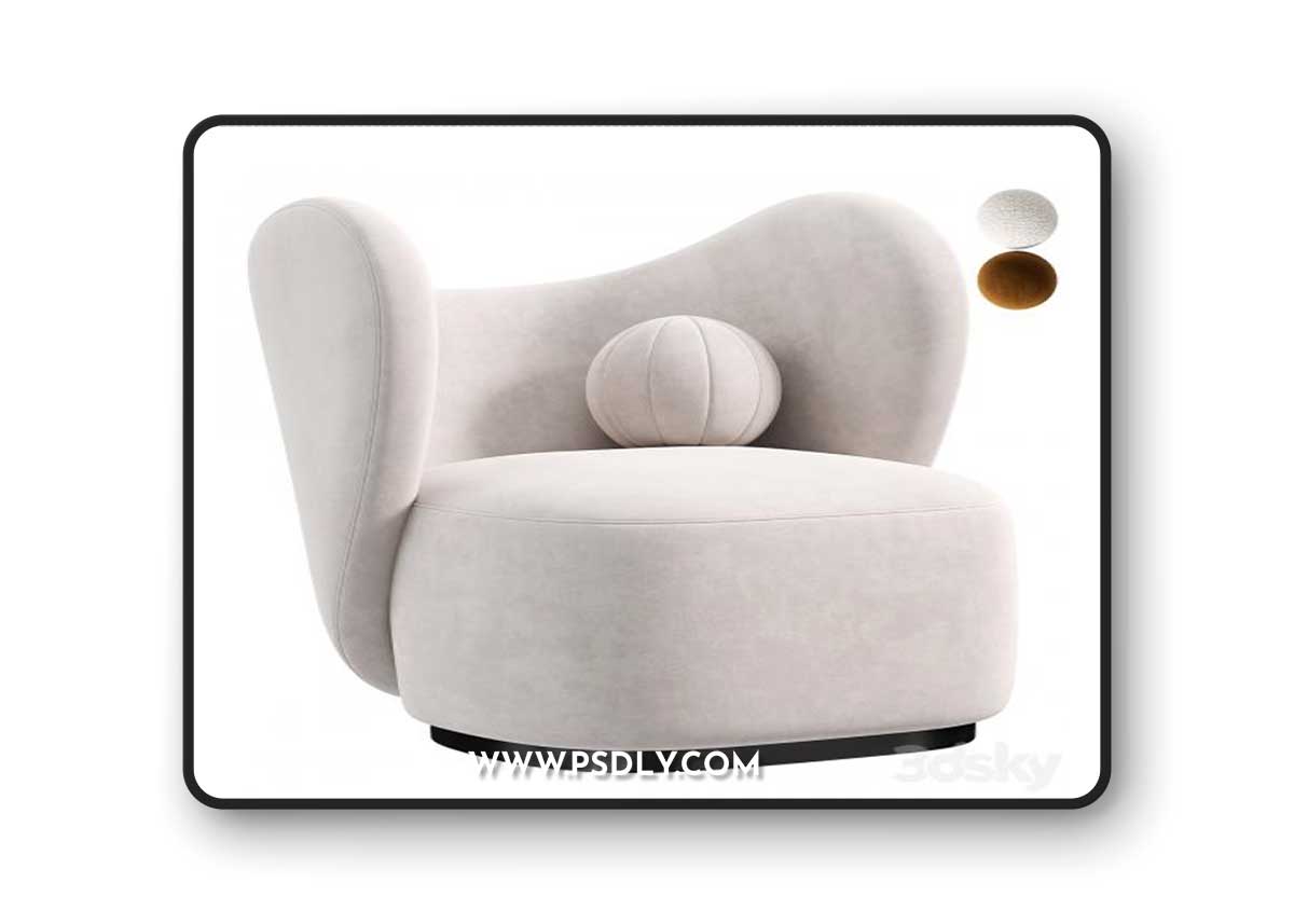 LITTLE BIG CHAIR by NORR11 3D Model