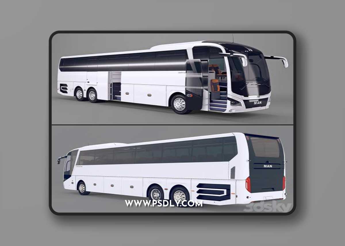 MAN Lion's coach L R08 2018 3D Model