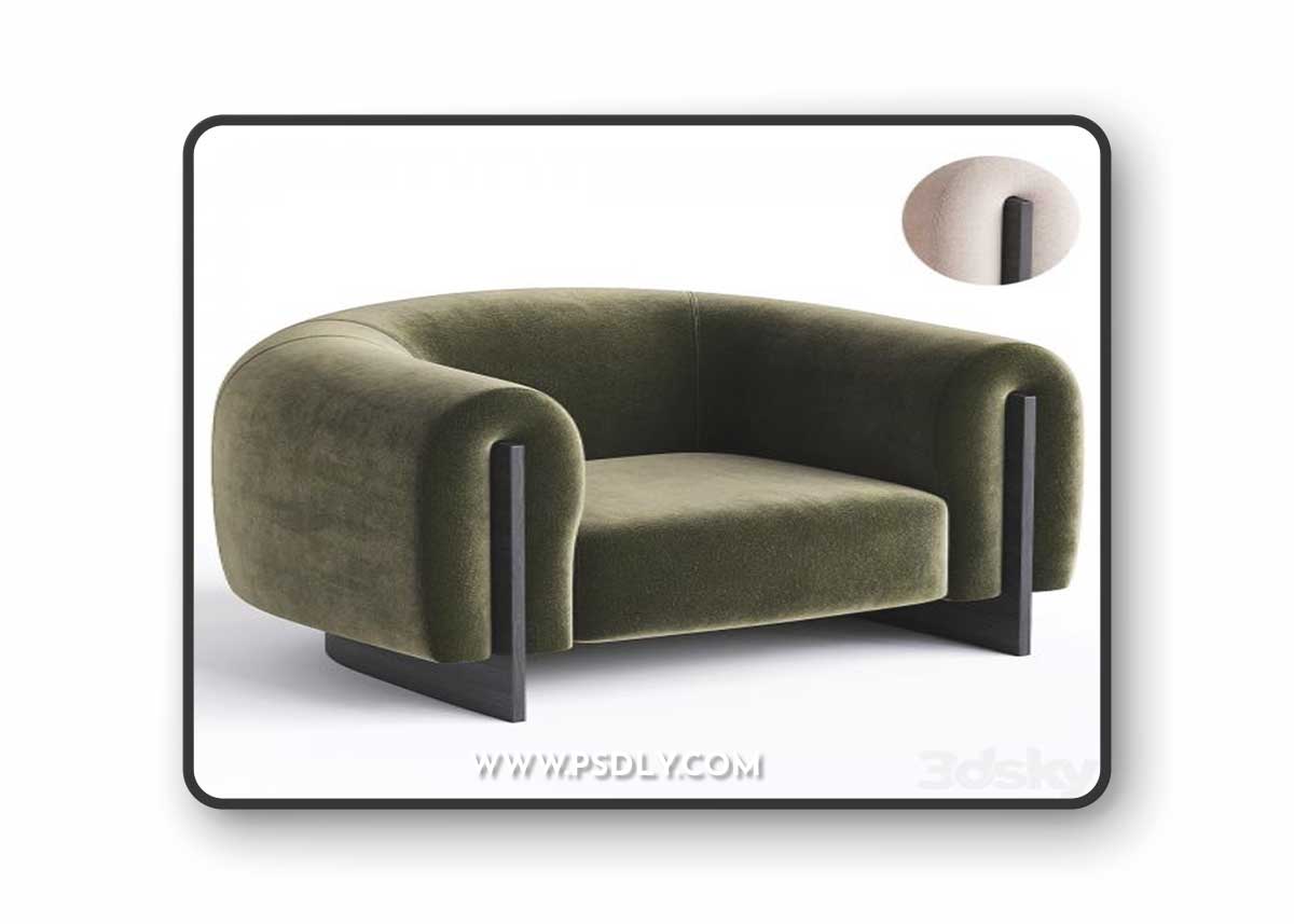 MINUIT ARMCHAIR by STEPHANE PARMENTIER