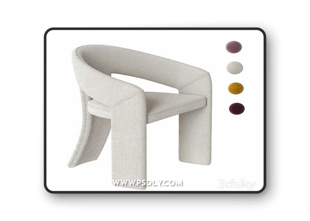 Medusa Dining Chair 3D Model