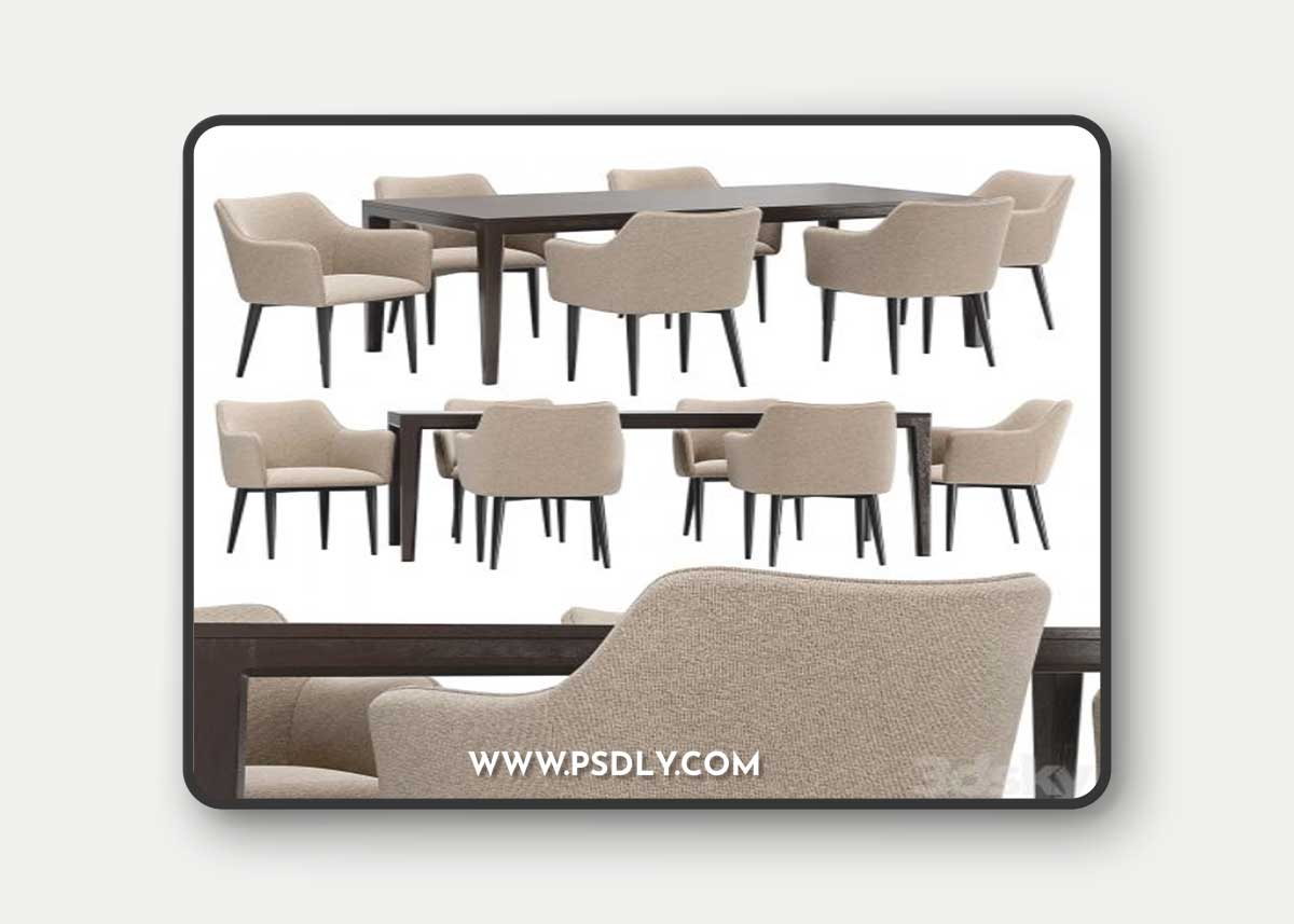 Moscow dining chair and Mavis table