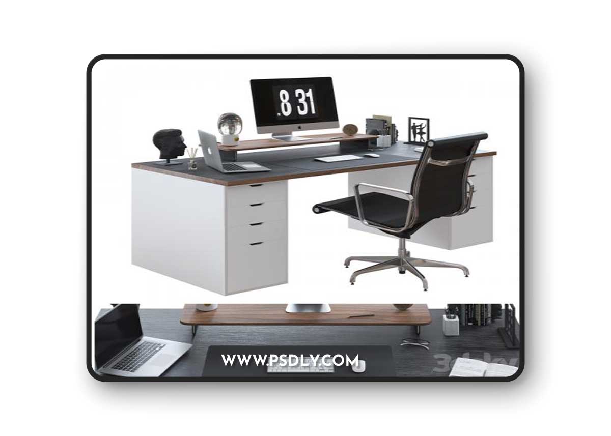 Office Furniture - Set 2 3D Model