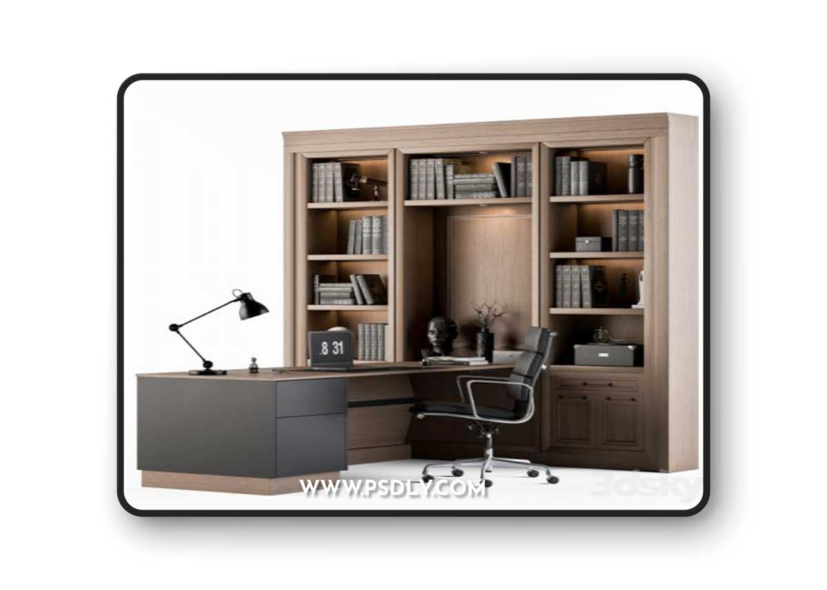 Office Furniture - T-Desk Manager Set 28