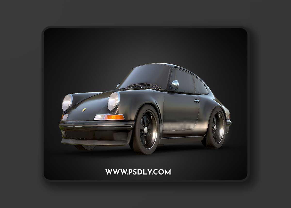 Porsche Singer 911 Turbo 3D Model