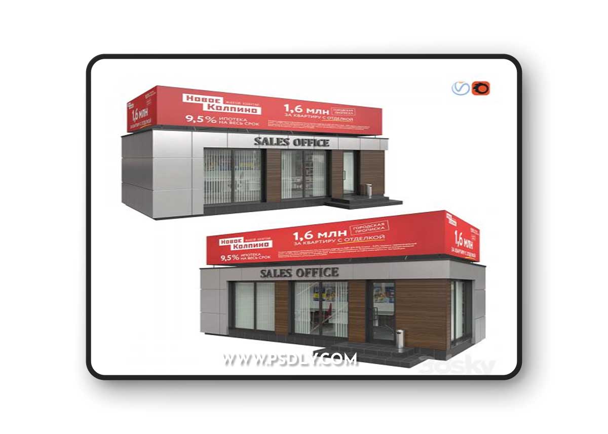 Sales Office II 3D Model