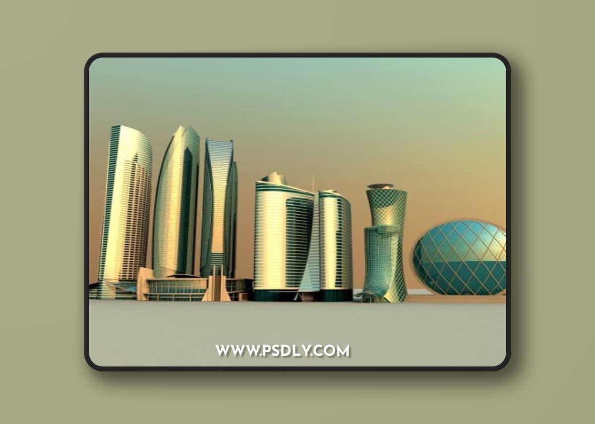 Turbosquid - Abu Dhabi Buildings