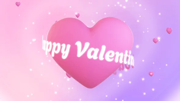 Videohive Valentine HEart Pop Title Opener 50689030