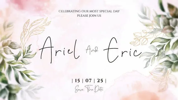 Videohive Wedding Intro V3 50889188