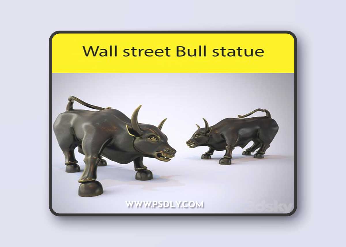 Wall street bull 3D Model