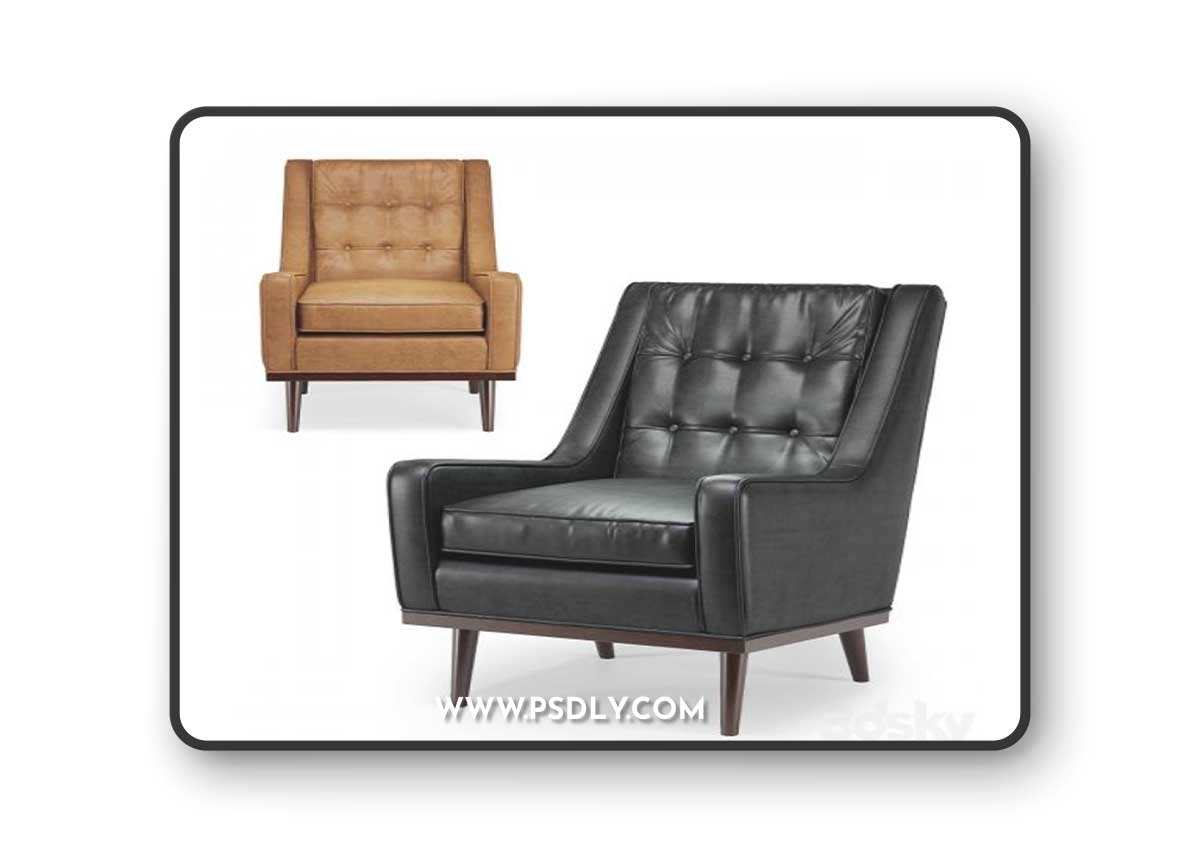 Article Nina Armchair 3D Model