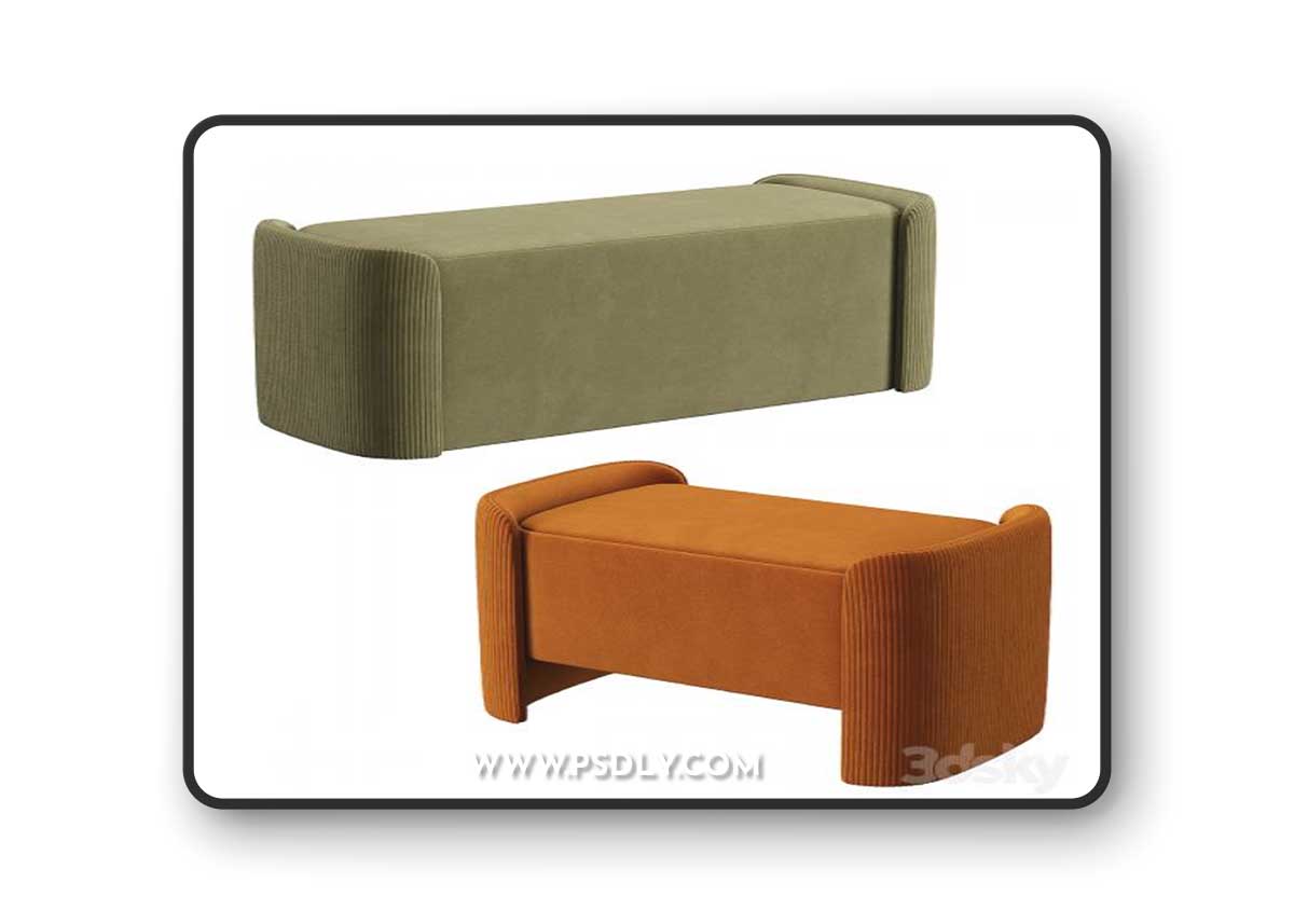 Bench IO01 IO02 Manifesto 3D Model