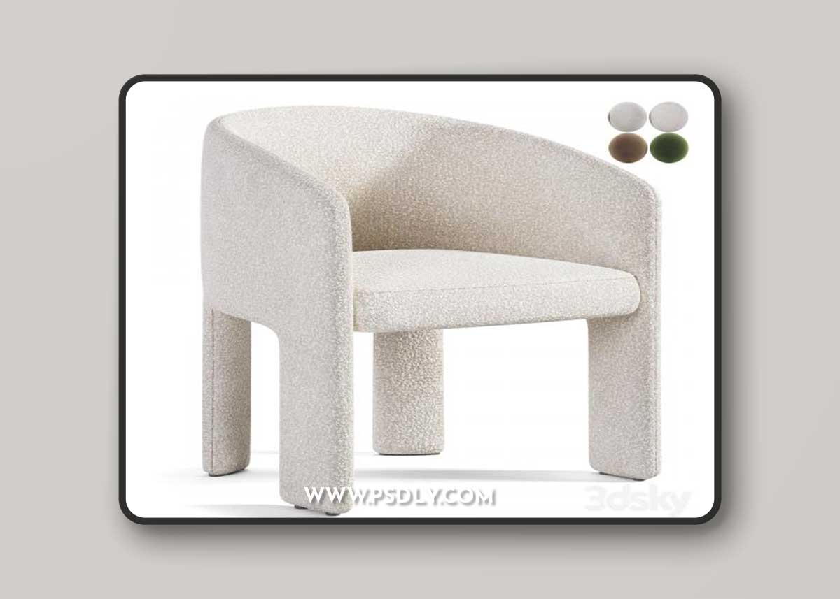 Ditre Italia Cali chair 3D Model
