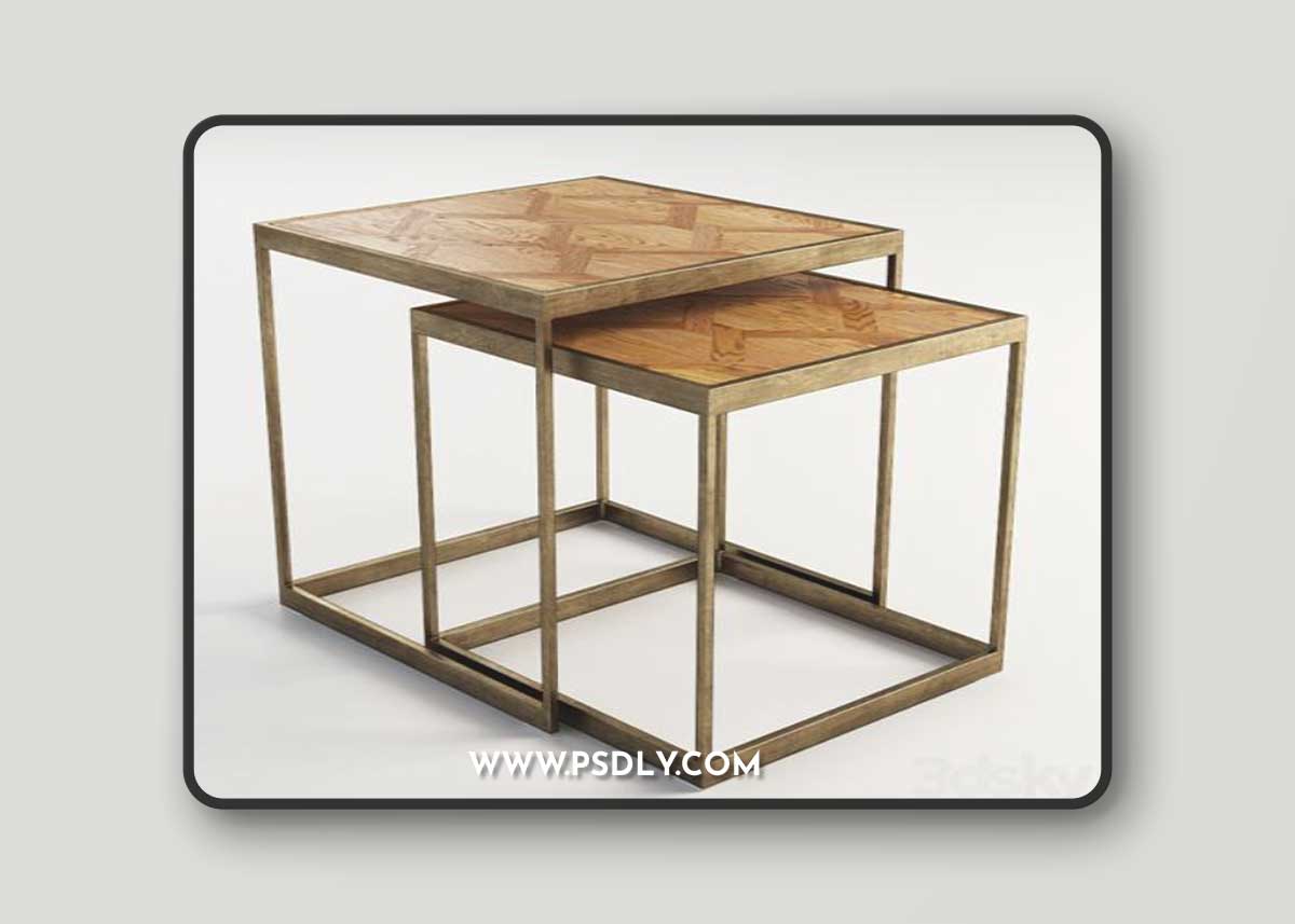 GRAMERCY HOME - FRANKET SIDE TABLE 522.014