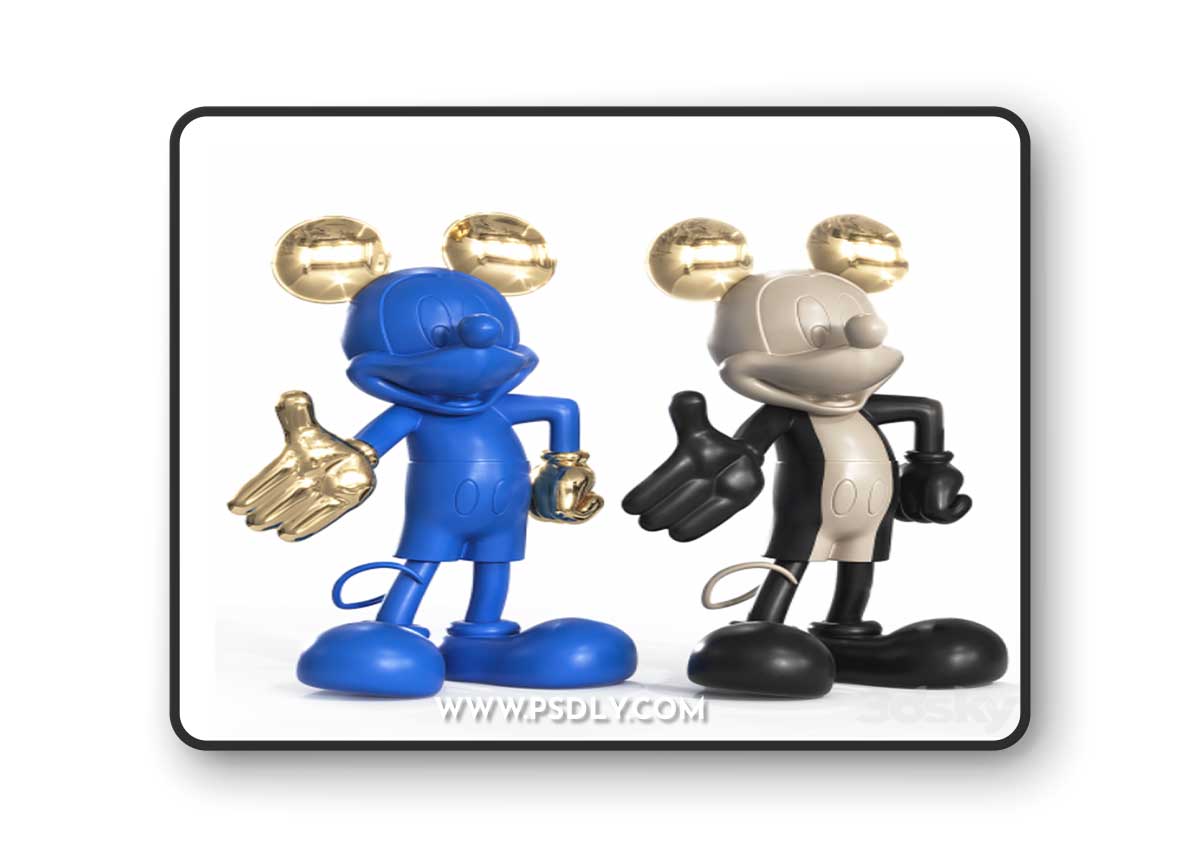 Mickey Mouse by Kelly Hoppen 3D Model