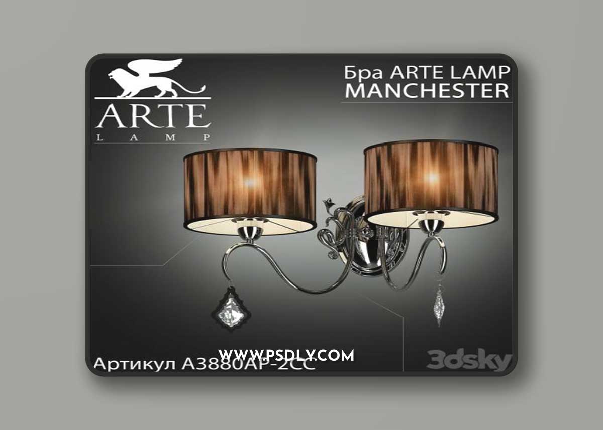 Sconce Arte lamp Manchester A3880AP-2CC