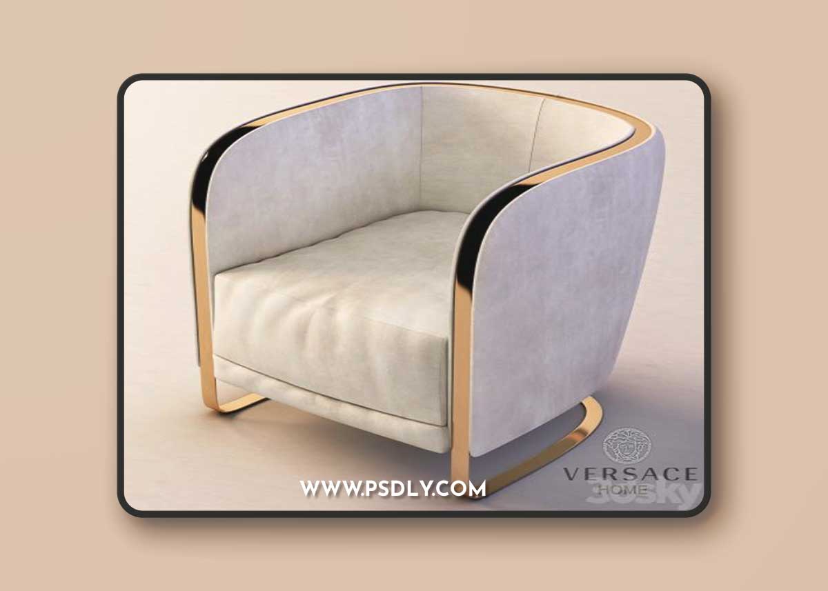 The Herald Armchair by Versace