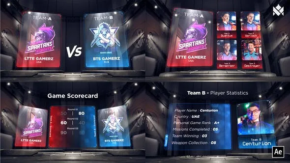 Videohive E-Sports Games Graphics Pack 50517455
