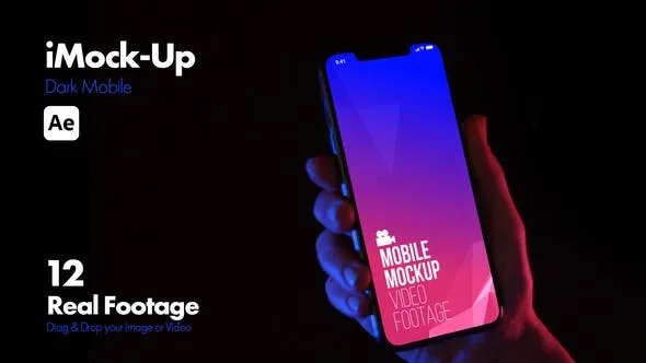 Videohive iMock-Up Dark Mobile 51066081