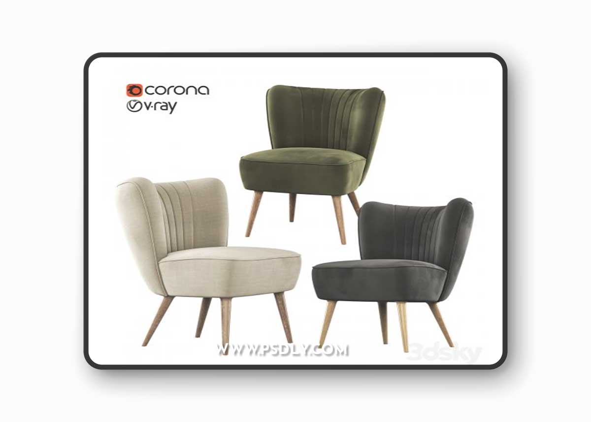 Vintage Cocktail Armchair