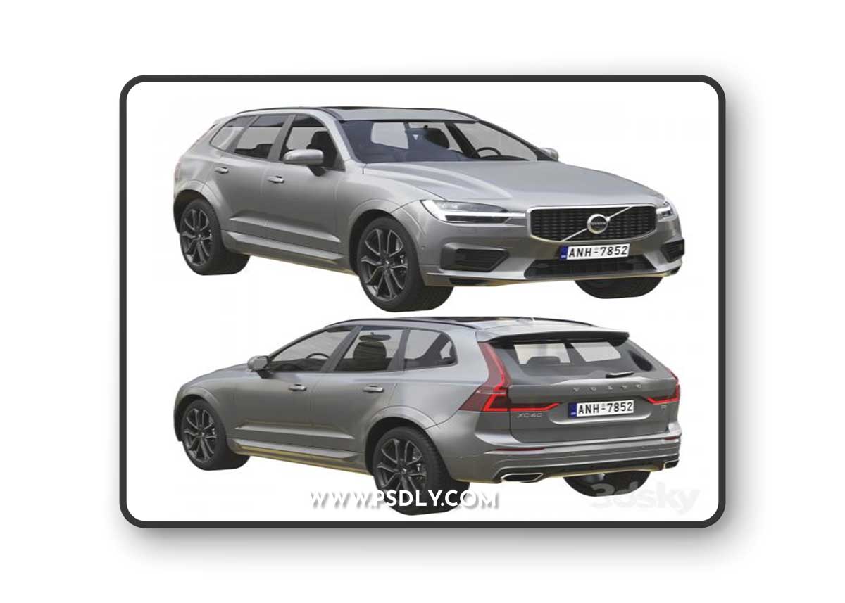 Volvo XC60 R-Design 3D Model