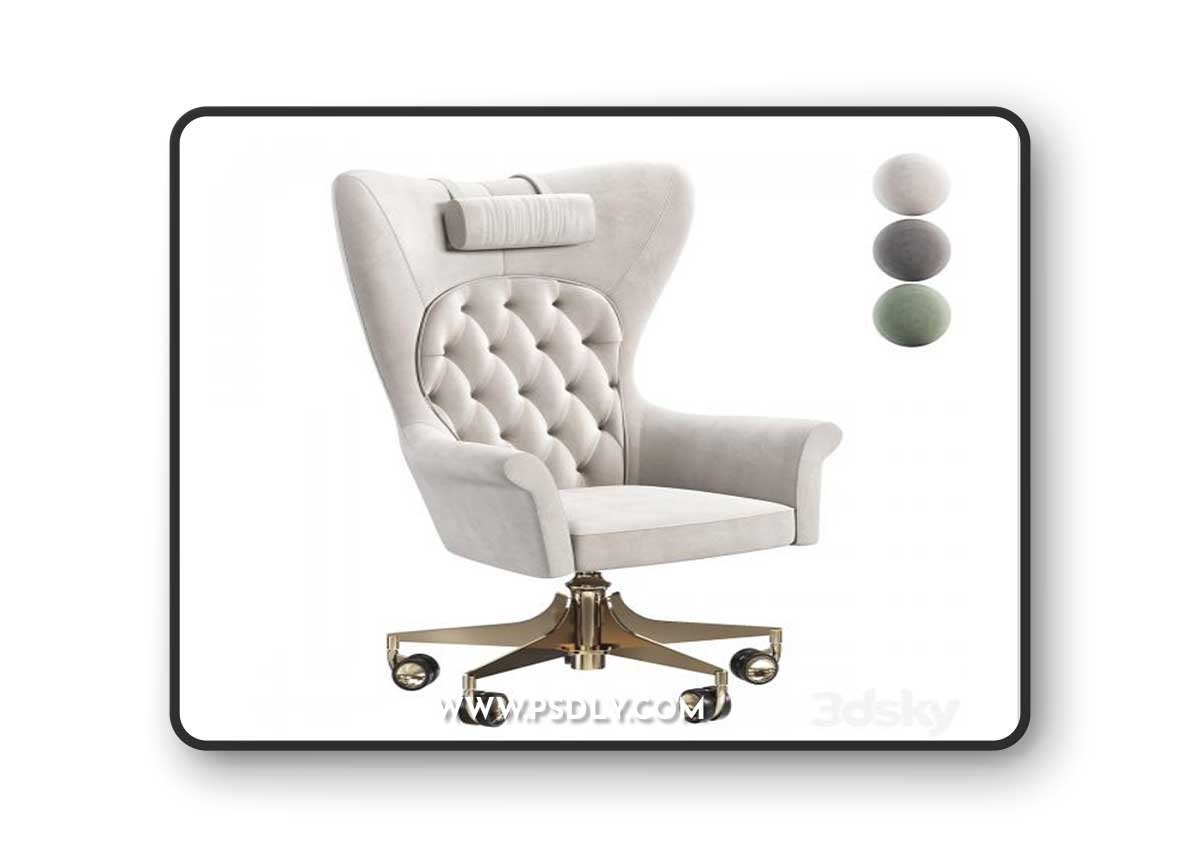 YORK SWIVEL ARMCHAIR by Visionnaire