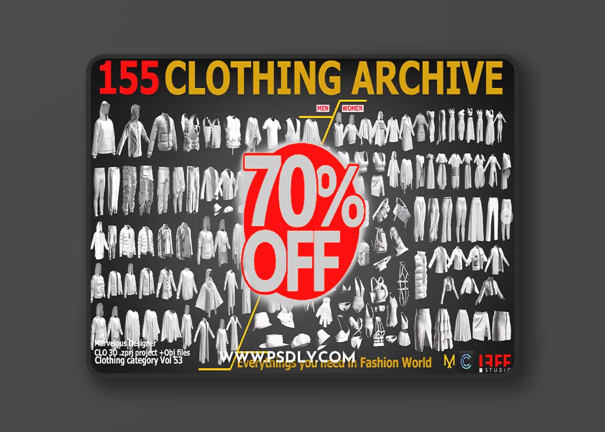 Artstation – 155 Jeff Clothing Archive