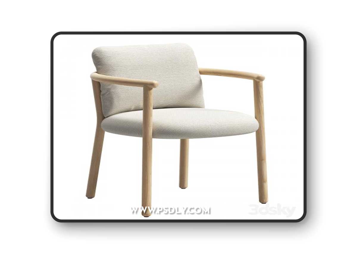 Chair Heri O / B&B Italia 3D Model
