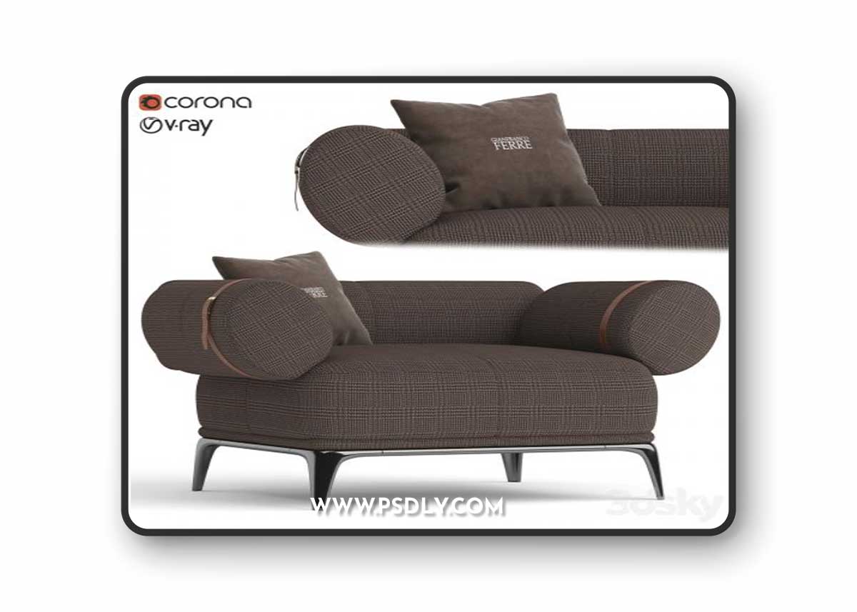Gianfranco Ferre Phoenix armchair