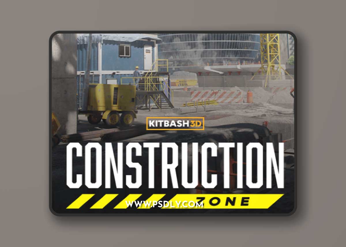 Kitbash3D – Construction Zone