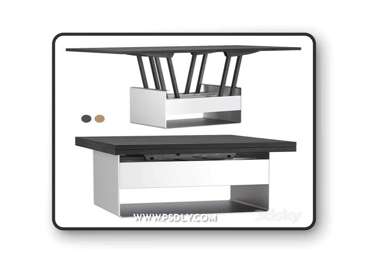 Mesa de centro transformable table Sedit Mesita baja WIND / Table transformer