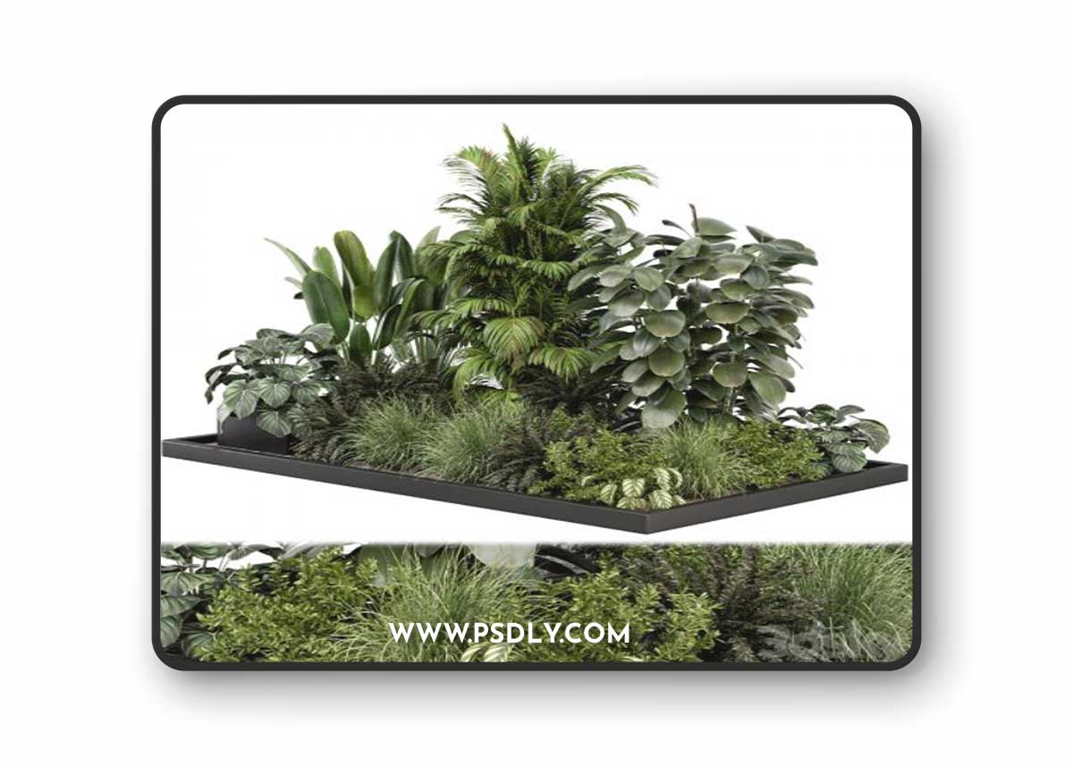 Outdoor Garden Set Bush and Tree - Garden Set 1030
