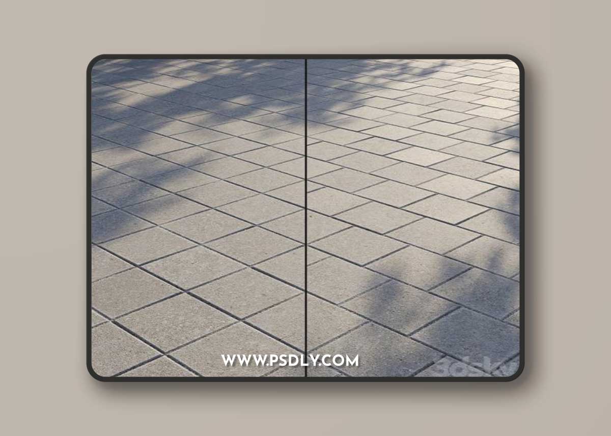 Paving Type 1 Set 9 3d Model