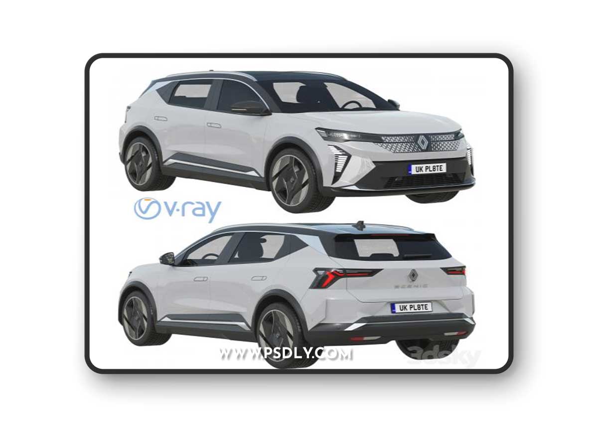 Renault Scenic E-Tech 2024 3D Model