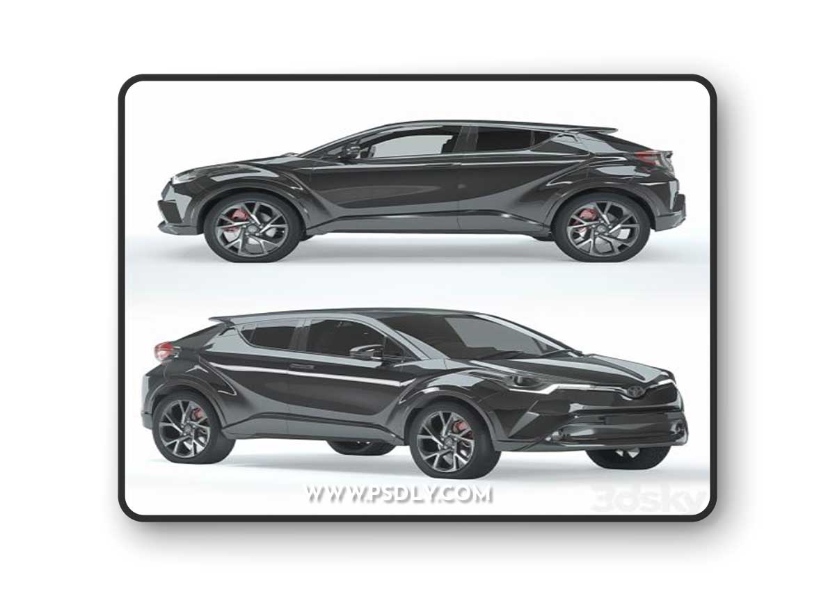 TOYOTA C-HR 3D Model