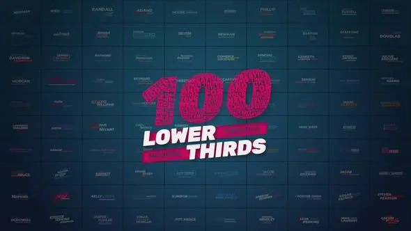 Videohive Lower Thirds Pack 51939723