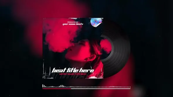 Videohive Vinyl — Audio visualizer template for After Effects 31538337