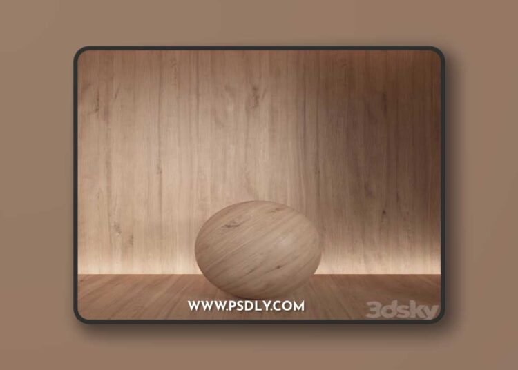 Cedar tree. Seamless wood material