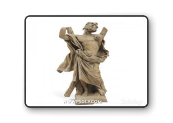 Classic sculpture Ercole Ferrata ST ANDREW THE APOSTLE