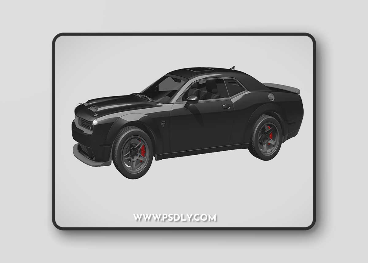 Dodge Challenger SRT Super Stock Black Package 2023 Model