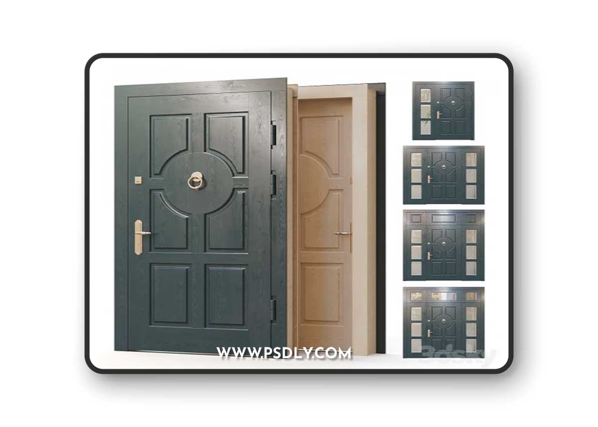 Entrance door for the main entrance 01