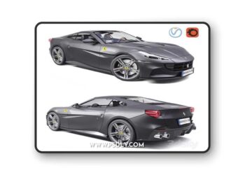 Ferrari Portofino - 3D Model