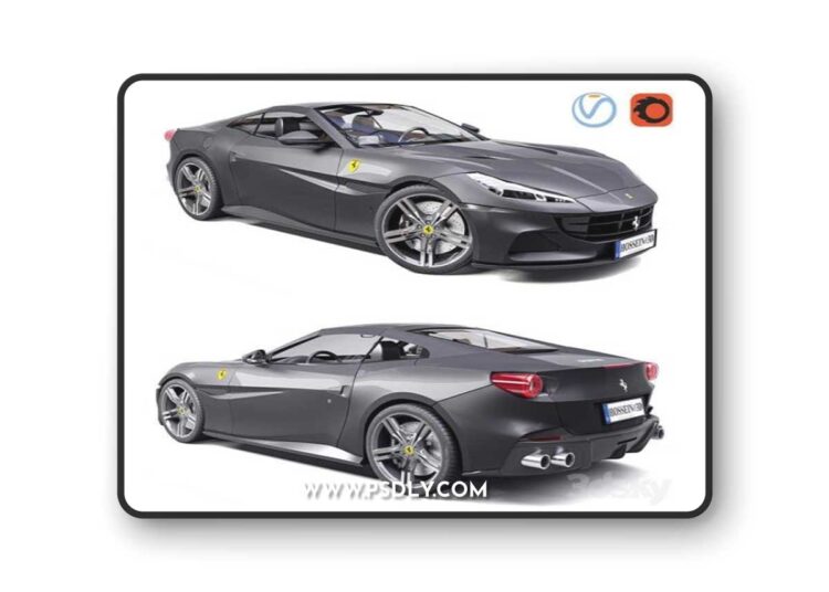 Ferrari Portofino - 3D Model
