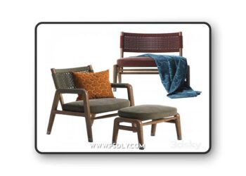 Flexform Ortigia armchair