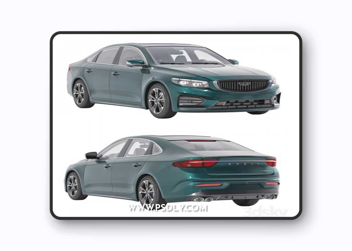 Geely Preface 3D Model