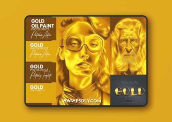 Golden Effect Collation 3D Model