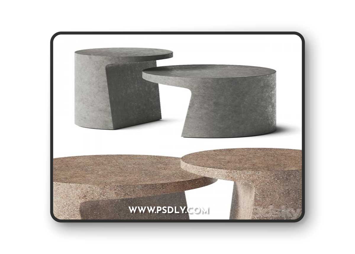 Kettal Giro Coffee Tables 3D Model
