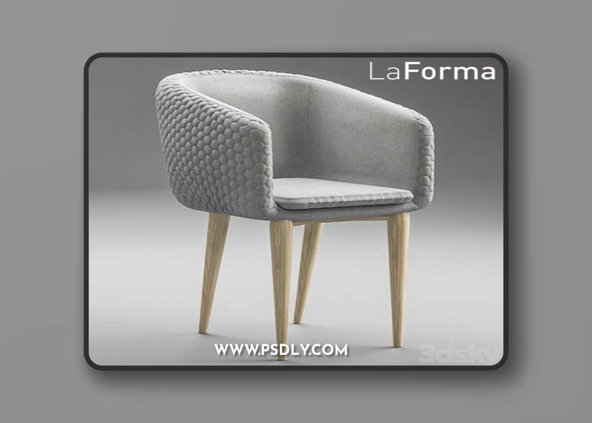 La Forma Harmon Quilted Tub Chair
