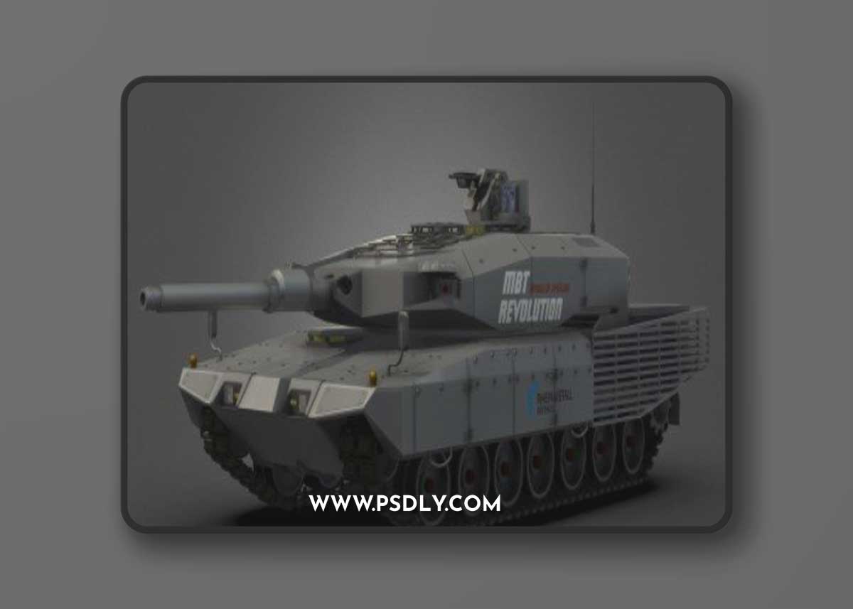 Leopard 2 Revolution 3D Model