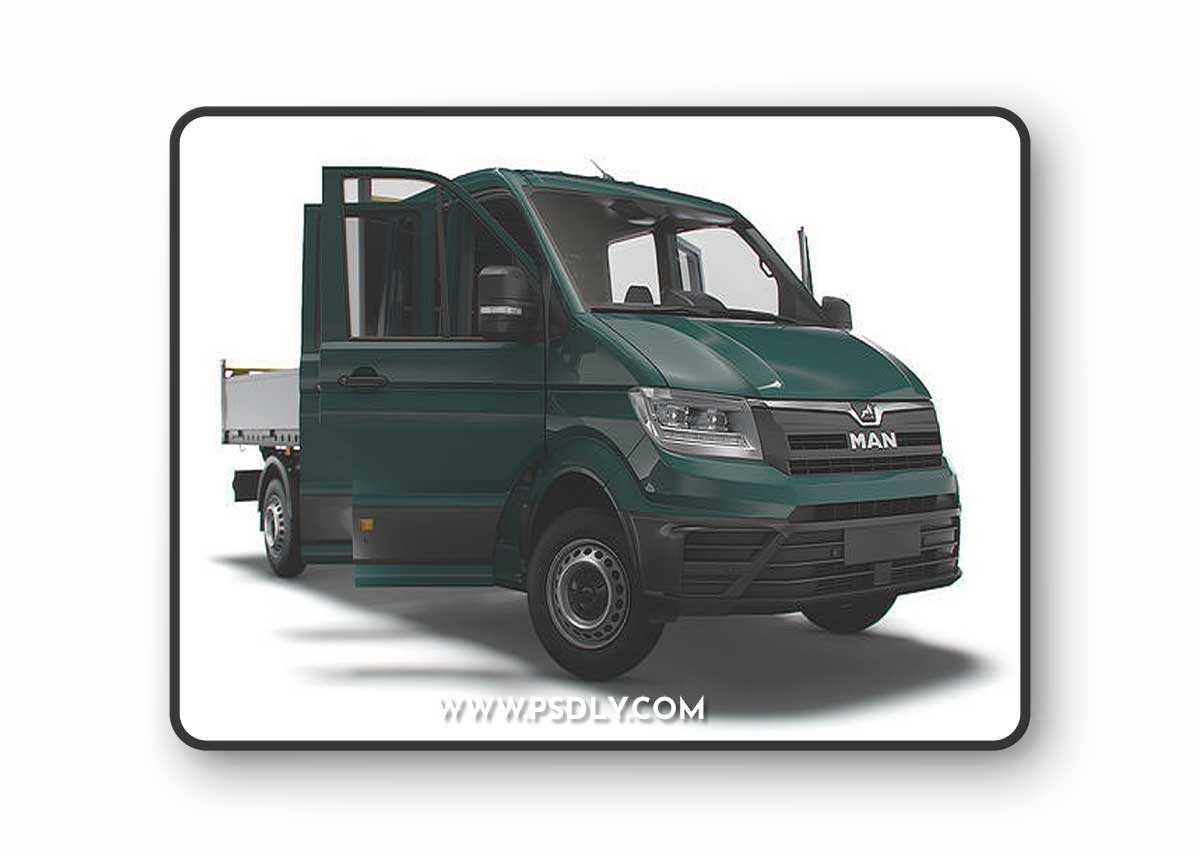MAN TGE Double Cab Tipper HQ Interior 2023 Model