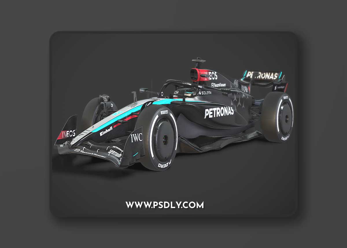 Mercedes W-15 F1 2024 3D Model